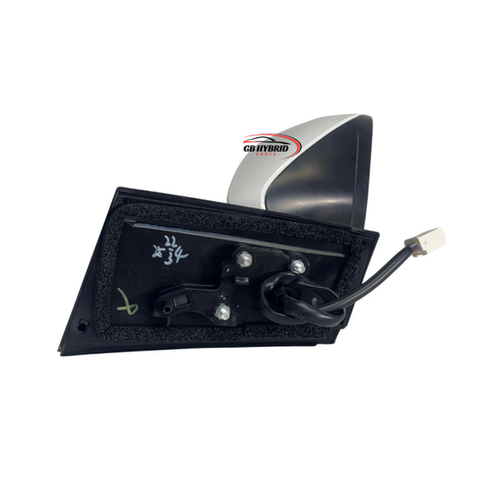 Toyota Prius 2016-2022 Driver Side Mirror White With BSM Electric Auto Fold GB Hybrid Parts