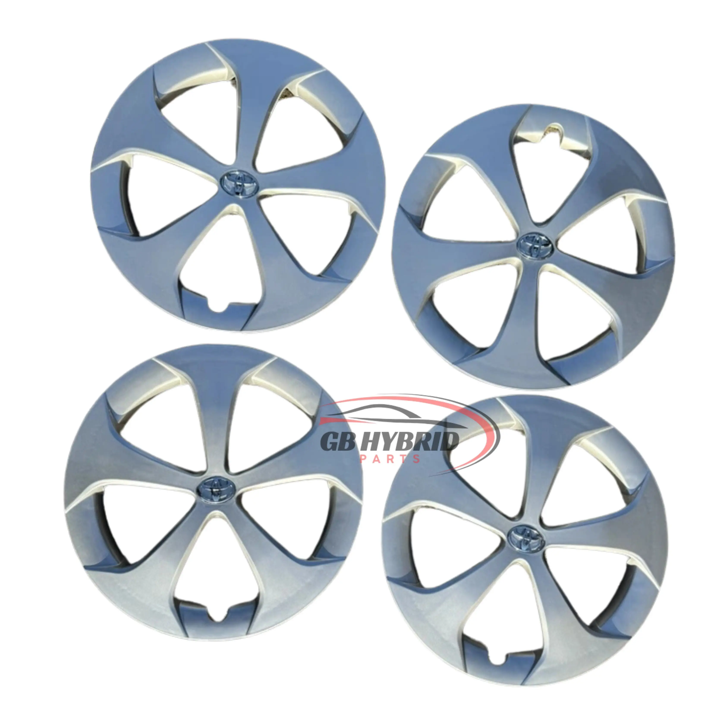 New Toyota Prius Hybrid 1.8L 2009 ~ 2015 15" Wheel Trim Hub Cap Cover Silver x4 GB Hybrid Parts