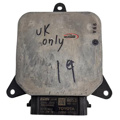 Toyota Prius 2019-2022 Front Driver Right Side Headlight Ballast Ecu (UK model) GB Hybrid Parts