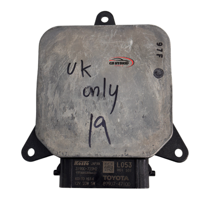 Toyota Prius 2019-2022 Front Driver Left Side Headlight Ballast Ecu (UK model) GB Hybrid Parts