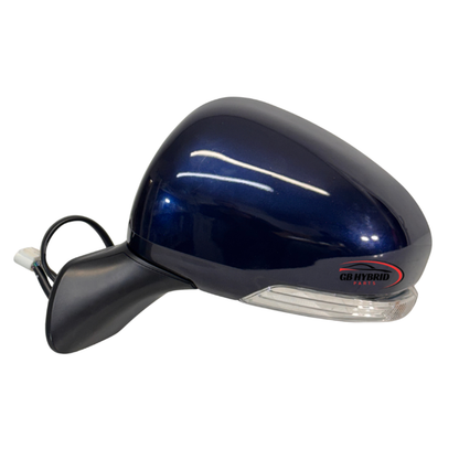 Toyota Prius Plus 2011-2020 Driver Side Mirror Blue (UK model only) GB Hybrid Parts