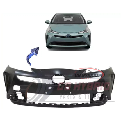 New Toyota Prius 2019-2022 Front Bumper Black (Paint 218) GB Hybrid Parts