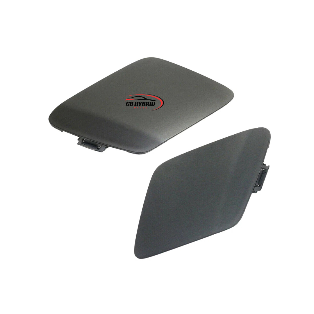 Toyota Prius 2016–2018 Front Bumper Tow Hook Eye Cap Covers Pair – Black GB Hybrid Parts