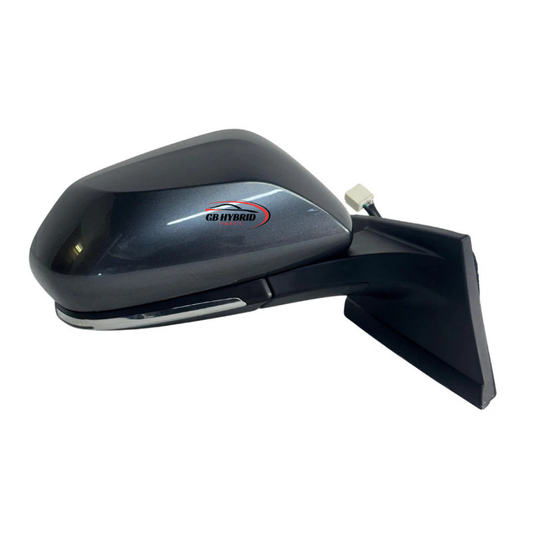 Toyota Prius 2016–2022 Driver Side Mirror Gray OEM New GB Hybrid Parts