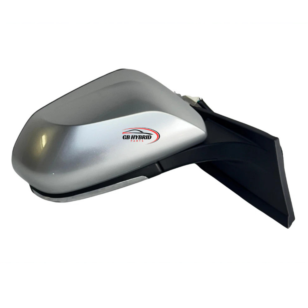 Toyota Prius 2016–2022 Driver Side Mirror With Blind Spot Silver GB Hybrid Parts