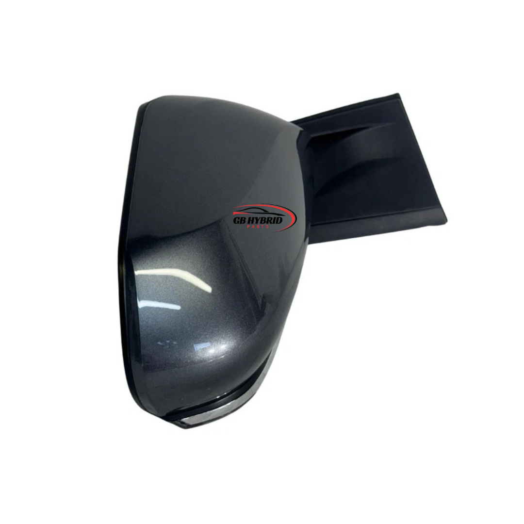 Toyota Prius 2016–2022 Driver Side Mirror With Blind Spot OEM Gray GB Hybrid Parts