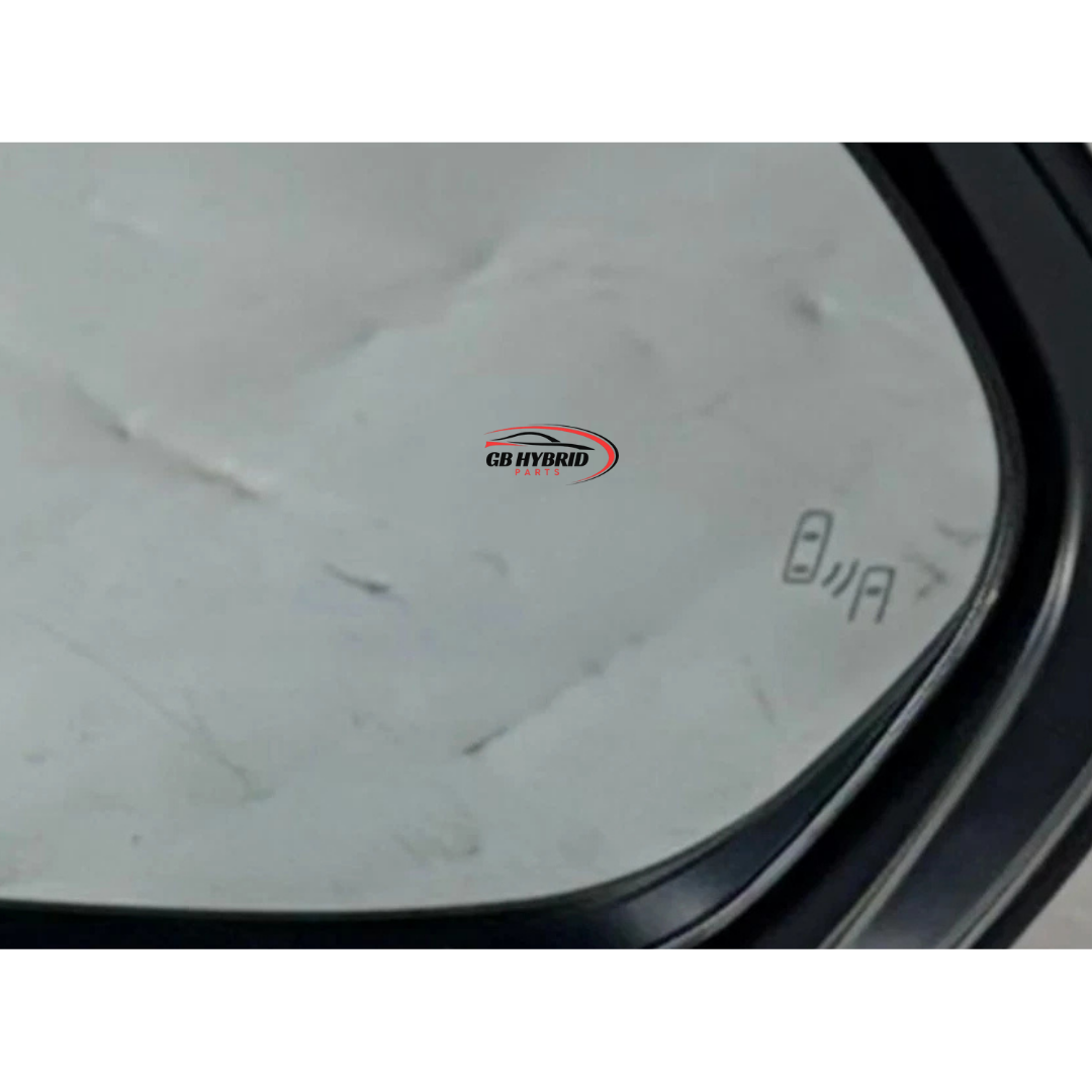 Toyota Prius 2016–2022 Driver Side Mirror With Blind Spot OEM Gray GB Hybrid Parts