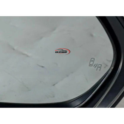 Toyota Prius 2016–2022 Driver Side Mirror With Blind Spot OEM Gray GB Hybrid Parts