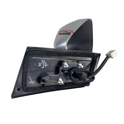 Toyota Prius 2016–2022 Driver Side Mirror With Blind Spot Silver GB Hybrid Parts