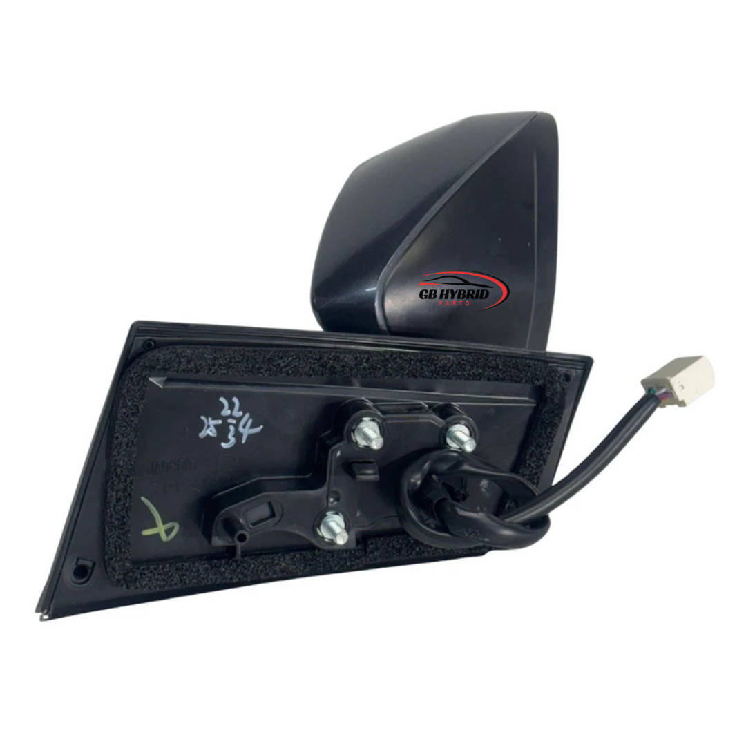 Toyota Prius 2016–2022 Driver Side Mirror Gray OEM New GB Hybrid Parts