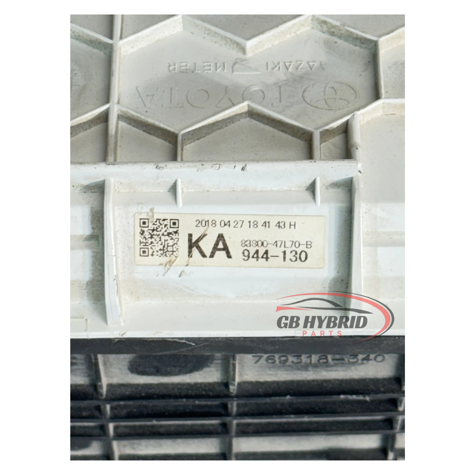 Toyota Prius 2016-2022 Speedometer Cluster in Miles GB Hybrid Parts