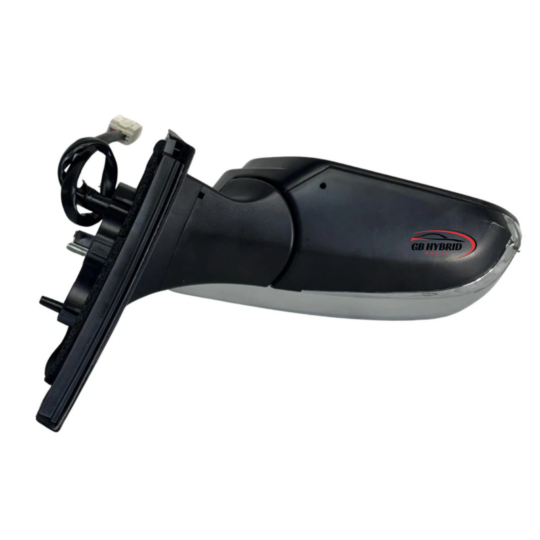Toyota Prius 2016–2022 Driver Side Mirror With Blind Spot Silver GB Hybrid Parts