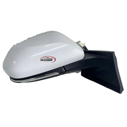 Toyota Prius 2016–2022 Driver Side Mirror – Pearl White – 87910-47380 OEM GB Hybrid Parts