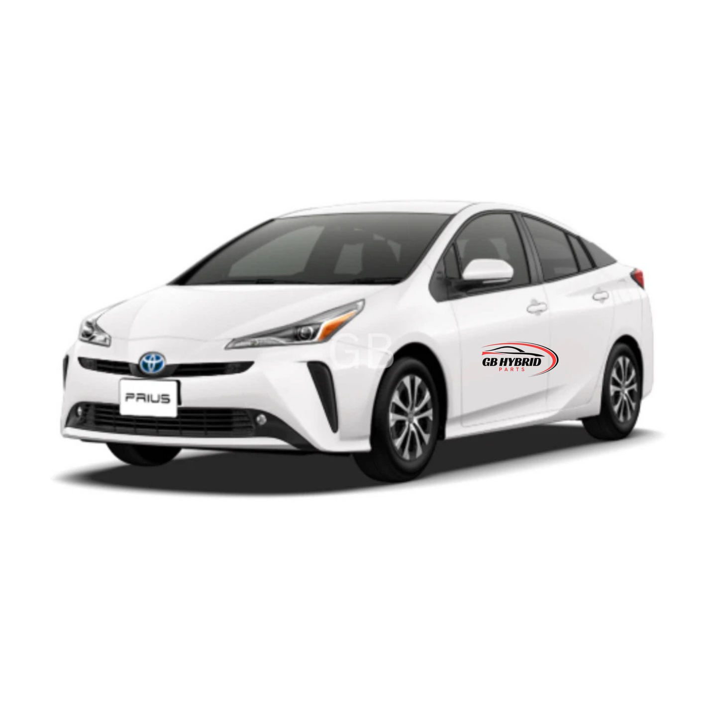 Toyota Prius 2016 - 2022 Rear Tailgate Spoiler Silver GB Hybrid Parts