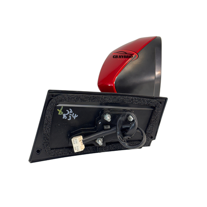 Toyota Prius 2016-2022 Driver Side Mirror Red With BSM Electric Auto Fold GB Hybrid Parts