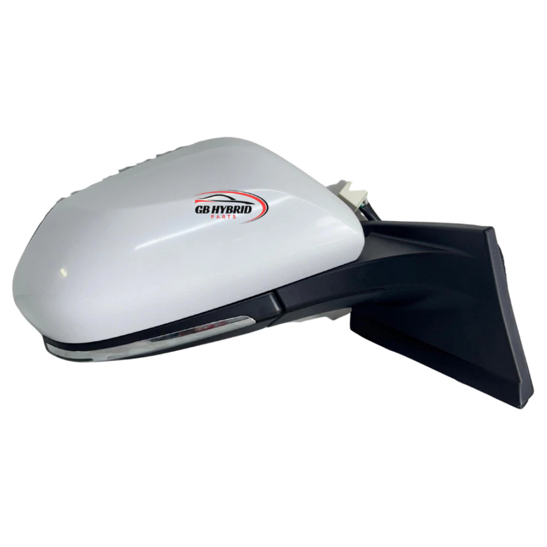 Toyota Prius 2016-2022 Driver Side Mirror Pearl White - BSM Electric Auto Fold GB Hybrid Parts